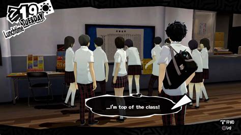 Persona 5 has you living the life of an ordinary student by day, which means you have to go to class, answer questions, and do exams. . Exams p5r